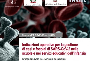 Indicazioni operative per la gestione di casi e focolai di SARS-CoV-2 nelle scuole e nei servizi educativi dell’infanzia